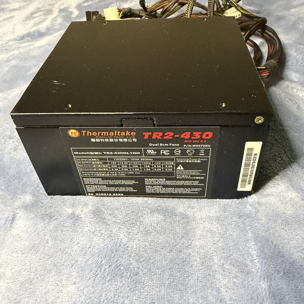 Thermaltake TR2-430 430W PC Desktop Power Supply No‎ Cord